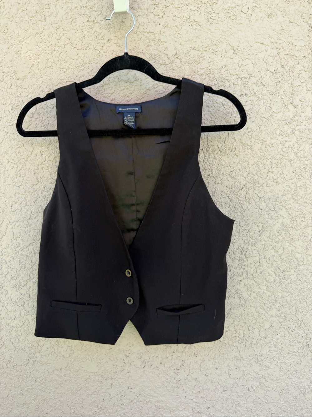 Zenana Outfitters Black Men's Formal Vest